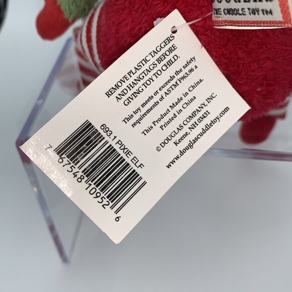 Douglas Cuddle Set Christmas Toy 8 Inches Original Tags Noel Angel And Pixie Elf - Picture 3 of 13